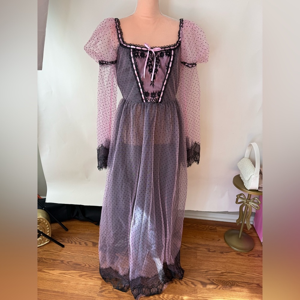Dolls Kill Sugar Thrillz Melancholy Cotillion Maxi
Dress
